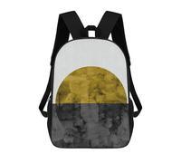 sinyumoney Children School Backpack 3D Printed Landscape Collage 06 Bookbags Rucksack Casual Travel Backpacks Large Capacity Daypack for Boys 17inch