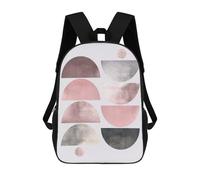 sinyumoney Children School Backpack 3D Printed Metallic And Gold Art 07 Bookbags Rucksack Casual Travel Backpacks Large Capacity Daypack for Boys 17inch