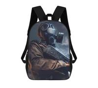 sinyumoney Children School Backpack 3D Printed Metro Land Bookbags Rucksack Casual Travel Backpacks Large Capacity Daypack for Boys 17inch