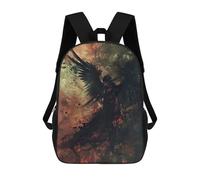 sinyumoney Children'S Backpack 3D Angels Ethereal Descent Printed Bags Schoolbag Lightweight School Bags Fashion Fun Knapsack Student Daypack For Children 17inch