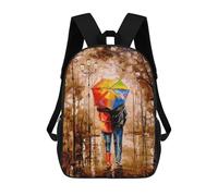 sinyumoney Children'S Backpack 3D Bright Walk Printed Bags Schoolbag Lightweight School Bags Fashion Fun Knapsack Student Daypack For Children 17inch