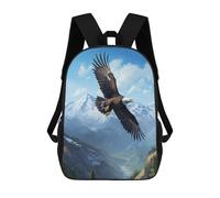 sinyumoney Children'S Backpack 3D Eagle Mountains Printed Bags Schoolbag Lightweight School Bags Fashion Fun Knapsack Student Daypack For Children 17inch
