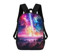 sinyumoney Children'S Backpack 3D Fantasy Space Scene Printed Bags Schoolbag Lightweight School Bags Fashion Fun Knapsack Student Daypack For Children 17inch