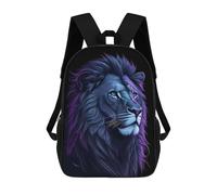 sinyumoney Children's Backpack 3D Lion Face Printed Bags Schoolbag Lightweight School Bags Fashion Fun Knapsack Student Daypack for Children 17inch