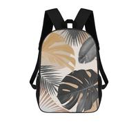 sinyumoney Children'S Backpack 3D Minimalist Floral 75 Printed Bags Schoolbag Lightweight School Bags Fashion Fun Knapsack Student Daypack For Children 17inch
