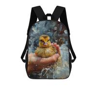 sinyumoney Children'S Backpack 3D Pick Up The Duck Meme Printed Bags Schoolbag Lightweight School Bags Fashion Fun Knapsack Student Daypack For Children 17inch