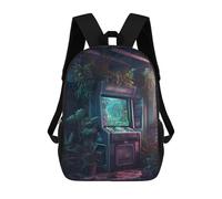 sinyumoney Children's Backpack 3D Printed Apocalyptic Slot Machine Schoolbag Student Daypack Fashion Casual Lightweight School Bags for School College Travel 17inch