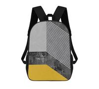 sinyumoney Children's Backpack 3D Printed Conceptual Textures 04 Schoolbag Student Daypack Fashion Casual Lightweight School Bags for School College Travel 17inch