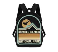 sinyumoney Children's Backpack 3D Printed National Park United Schoolbag Student Daypack Fashion Casual Lightweight School Bags for School College Travel 17inch