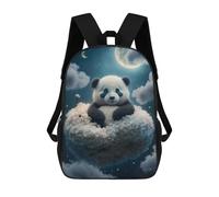 sinyumoney Children's Backpack 3D Printed Panda Dreams in Cloudland Schoolbag Student Daypack Fashion Casual Lightweight School Bags for School College Travel 17inch