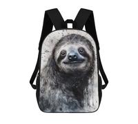 sinyumoney Children's Backpack 3D Printed Sloth Natures Relaxer Schoolbag Student Daypack Fashion Casual Lightweight School Bags for School College Travel 17inch