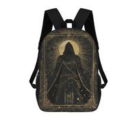 sinyumoney Children's Backpack 3D Printed Sunlit Secret Schoolbag Student Daypack Fashion Casual Lightweight School Bags for School College Travel 17inch