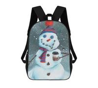 sinyumoney Children's Backpack 3D Snow More Coffee Printed Bags Schoolbag Lightweight School Bags Fashion Fun Knapsack Student Daypack for Children 17inch