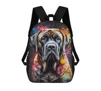 sinyumoney Children'S Backpack 3D Spanish Mastiff Painting Printed Bags Schoolbag Lightweight School Bags Fashion Fun Knapsack Student Daypack For Children 17inch