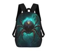 sinyumoney Children'S Backpack 3D Spider Magical Printed Bags Schoolbag Lightweight School Bags Fashion Fun Knapsack Student Daypack For Children 17inch