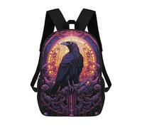 sinyumoney Children'S Backpack 3D Watchful Keeper Printed Bags Schoolbag Lightweight School Bags Fashion Fun Knapsack Student Daypack For Children 17inch
