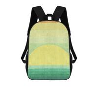 sinyumoney Children'S Backpack 3D Watercolor Landscape 17 Printed Bags Schoolbag Lightweight School Bags Fashion Fun Knapsack Student Daypack For Children 17inch
