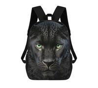 sinyumoney Children's Backpack, Black Panther Portrait Schoolbag Large Capacity Students Bookbag Rucksack Knapsack for Boys Girls Adults Teen 17inch