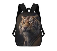 sinyumoney Children's Backpack Da Vinci Tiger School Rucksack 3D School Bag Kids School Backpack School Bags Fashion Backpack with Pocket Book Bags 17inch