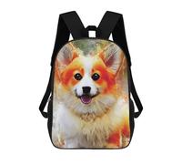 sinyumoney Children's Backpack Dog Funny School Rucksack 3D School Bag Kids School Backpack School Bags Fashion Backpack with Pocket Book Bags 17inch