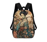 sinyumoney Children's Backpack Japanese Girls 002 School Rucksack 3D School Bag Kids School Backpack School Bags Fashion Backpack with Pocket Book Bags 17inch