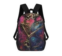 sinyumoney Children's Backpack, Schoolbag Love's Eternal Dance Large Capacity Students Bookbag Rucksack Knapsack for Boys Girls Adults Teen 17inch