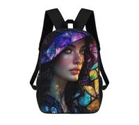 sinyumoney Children's Backpack, Schoolbag Magical Princess Large Capacity Students Bookbag Rucksack Knapsack for Boys Girls Adults Teen 17inch