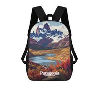 sinyumoney Children's Backpack, Schoolbag Patagonia National Park Chile Landscape Large Capacity Students Bookbag Rucksack Knapsack for Boys Girls Adults Teen 17inch