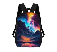 sinyumoney Children's Backpack Star Clouds School Rucksack 3D School Bag Kids School Backpack School Bags Fashion Backpack with Pocket Book Bags 17inch