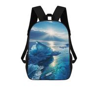 sinyumoney Children's Backpack Sunlit on Lake Baikal P1 School Rucksack 3D School Bag Kids School Backpack School Bags Fashion Backpack with Pocket Book Bags 17inch