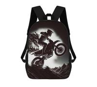 sinyumoney Children's Backpack Thrill Seeker School Rucksack 3D School Bag Kids School Backpack School Bags Fashion Backpack with Pocket Book Bags 17inch