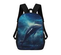 sinyumoney Children's Backpacks 3d Kids Backpack An Astral Adventure Schoolbags Kids Backpack School Bags Toddler Student Fashion Bag Daypack for Boys Girls 17inch
