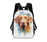 sinyumoney Children's Backpacks 3d Kids Backpack Chesapeake Bay Retriever Schoolbags Kids Backpack School Bags Toddler Student Fashion Bag Daypack for Boys Girls 17inch