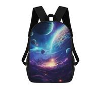 sinyumoney Children's Backpacks 3d Kids Backpack Colorful Space Scene Schoolbags Kids Backpack School Bags Toddler Student Fashion Bag Daypack for Boys Girls 17inch