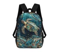sinyumoney Children's Backpacks 3d Kids Backpack Eternal Tidekeeper Kintsugi Art Schoolbags Kids Backpack School Bags Toddler Student Fashion Bag Daypack for Boys Girls 17inch