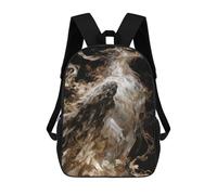 sinyumoney Children's Backpacks 3d Kids Backpack Ethereal Eagle Schoolbags Kids Backpack School Bags Toddler Student Fashion Bag Daypack for Boys Girls 17inch