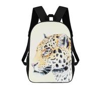 sinyumoney Children's Backpacks 3d Kids Backpack Leopard Fractal Colored Schoolbags Kids Backpack School Bags Toddler Student Fashion Bag Daypack for Boys Girls 17inch