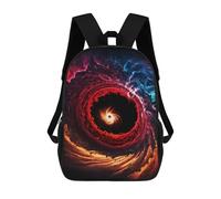 sinyumoney Children's Backpacks 3d Kids Backpack Middle of The Universe Schoolbags Kids Backpack School Bags Toddler Student Fashion Bag Daypack for Boys Girls 17inch