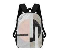 sinyumoney Children's Backpacks 3d Kids Backpack Modern Textures II Schoolbags Kids Backpack School Bags Toddler Student Fashion Bag Daypack for Boys Girls 17inch