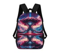 sinyumoney Children's Backpacks 3d Kids Backpack Pink Tree of Life Schoolbags Kids Backpack School Bags Toddler Student Fashion Bag Daypack for Boys Girls 17inch