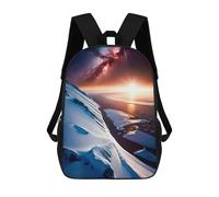 sinyumoney Children's Backpacks 3d Kids Backpack Planetary Odyssey Schoolbags Kids Backpack School Bags Toddler Student Fashion Bag Daypack for Boys Girls 17inch