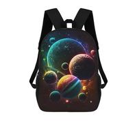 sinyumoney Children's Backpacks 3d Kids Backpack The Depths of Space Schoolbags Kids Backpack School Bags Toddler Student Fashion Bag Daypack for Boys Girls 17inch