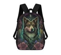 sinyumoney Children's Backpacks Australian Shepherd Dog School Bag 3D Printed Children's School Backpack Fashion Travel Backpacks for Kids School Students 17inch