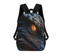 sinyumoney Children's Backpacks Eye Of The Dragon School Bag 3D Printed Children's School Backpack Fashion Travel Backpacks for Kids School Students 17inch