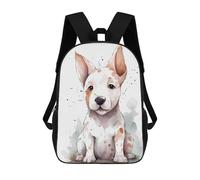 sinyumoney Children's Backpacks Kids Bull Terrier Cute School Bag Boys Backpack Travel Bag Student Schoolbag Book Stationery Bag School Bags 17inch