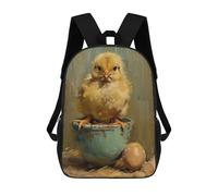 sinyumoney Children's Backpacks Kids Chicken School Bag Boys Backpack Travel Bag Student Schoolbag Book Stationery Bag School Bags 17inch