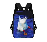 sinyumoney Children's Backpacks Kids Duck Butt School Bag Boys Backpack Travel Bag Student Schoolbag Book Stationery Bag School Bags 17inch