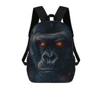 sinyumoney Children's Backpacks Kids Fantasy Gorilla Glowing School Bag Boys Backpack Travel Bag Student Schoolbag Book Stationery Bag School Bags 17inch