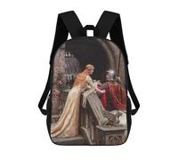 sinyumoney Children's Backpacks Kids God Speed! by Edmund Lei School Bag Boys Backpack Travel Bag Student Schoolbag Book Stationery Bag School Bags 17inch