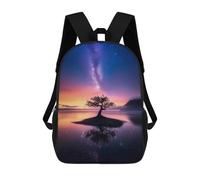 sinyumoney Children's Backpacks Kids Milky Way Tree School Bag Boys Backpack Travel Bag Student Schoolbag Book Stationery Bag School Bags 17inch